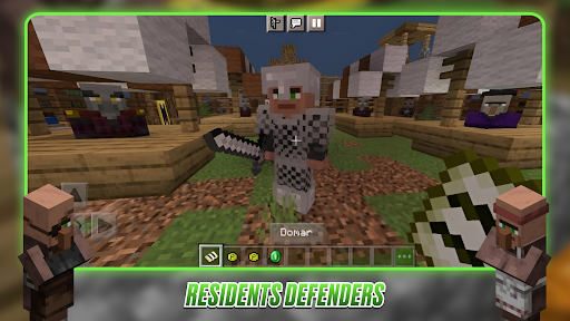 Villagers & Pillagers Mincraft Screen 2