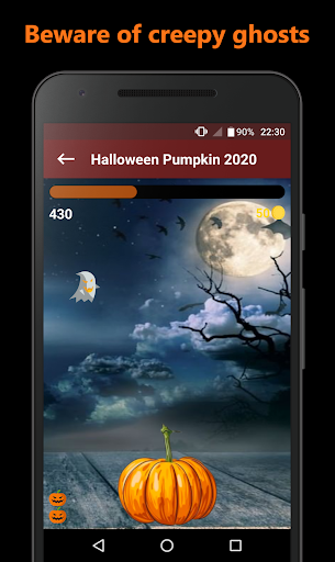 Halloween pumpkin clicker