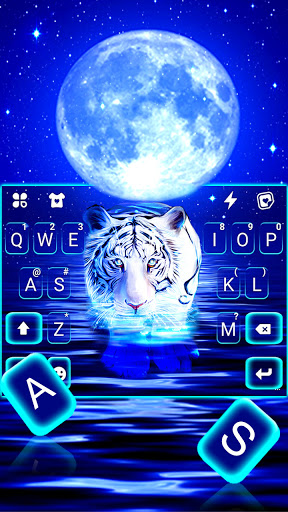 Neon Tiger 2 Keyboard Backgrou Screen 2