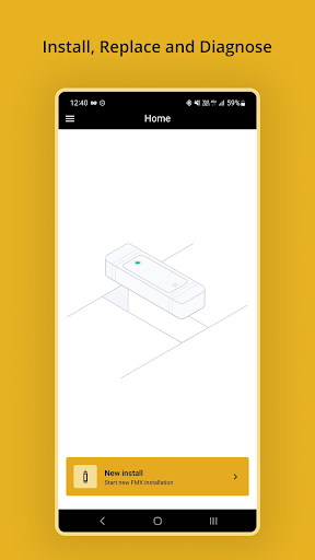 Android application Wireless View Yale screenshort