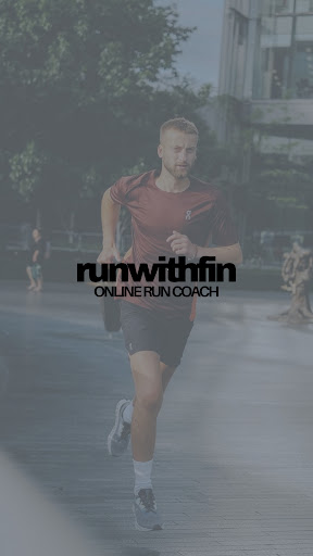Android application runwithfin screenshort
