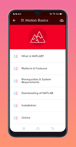 Screenshot of Learn Matlab Offline Guide