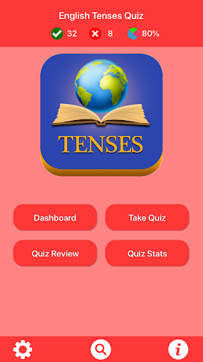 Android application English Tenses Quiz screenshort