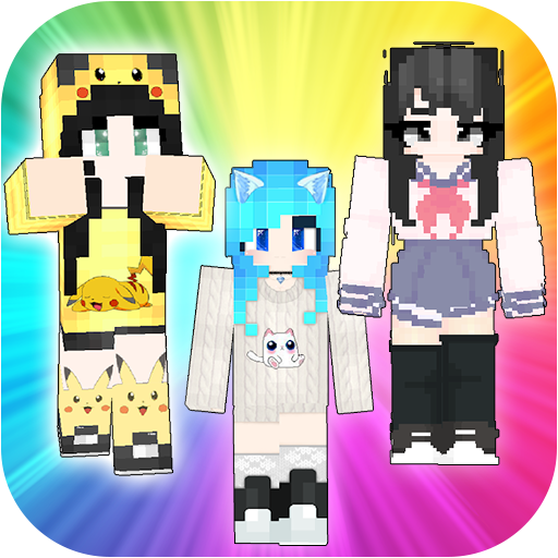 Cute Skins Girls for Minecraft  Icon