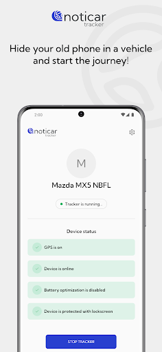 noticar tracker Screen 2