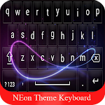 Cover Image of 下载 Light Neon Keyboard Theme  APK