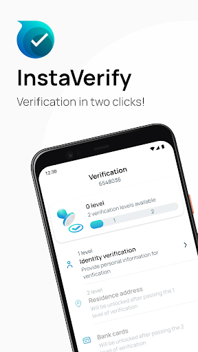 Android application InstaVerify screenshort
