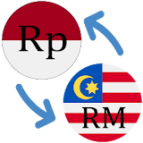 Indonesian rupiah to Malaysian ringgit IDR to MYR icon