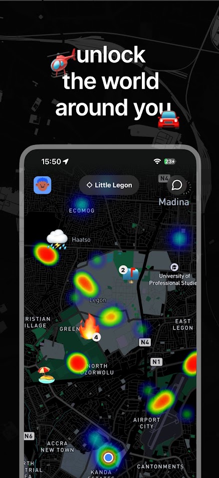 #1. fren fren: people around you (Android) 게시자: Deadalus