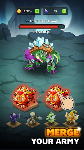 Merge Monsters Idle Cash Games - Puzzle - games