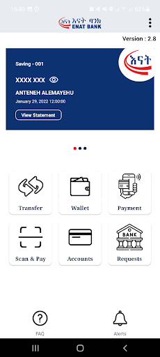 Enat Bank Screen 2