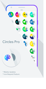 Circles PRO 图标包已修补 Apk 1