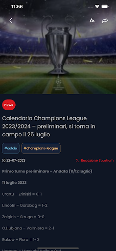 Sportium News Screen 2