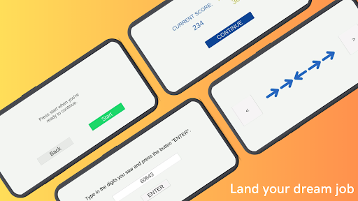 Android application Pymetrics Practice: PyPractice screenshort