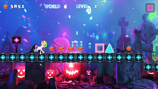 Unicorn Dash Attack 2: Neon Lights Unicorn Games mlp games 2.8.108 APK screenshots 22