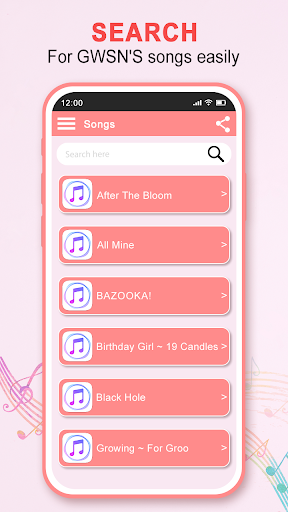 GWSN All Lyrics & Wallpaper Screen 3