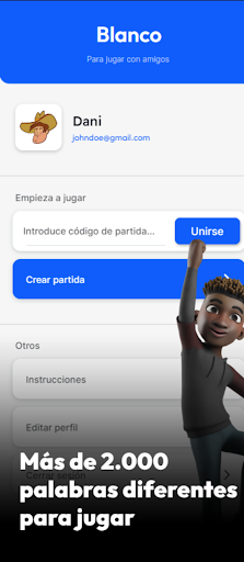 Blanco Juega con amigos