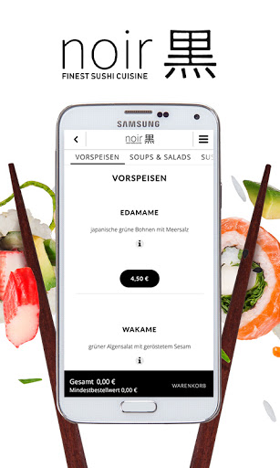 Noir Finest Sushi Cuisine Screen 2