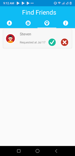 Find Friends - Share location