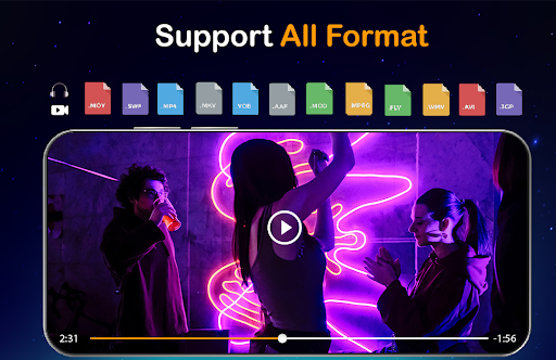 Android application 4K ULTRA HD AM VIDEO PLAYER screenshort