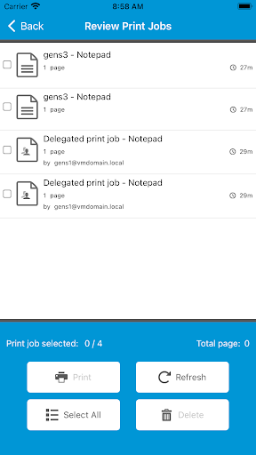 HP JetAdvantage Secure Print screenshot 3