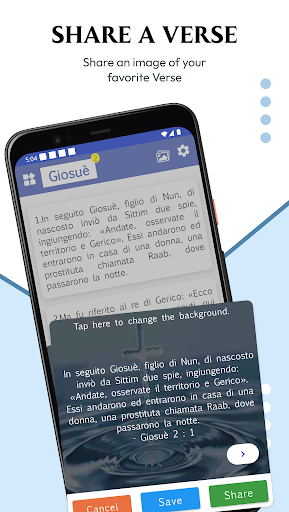 Screenshot of Italian Bible