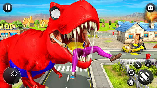 Angry Dino City Rampage Games 5