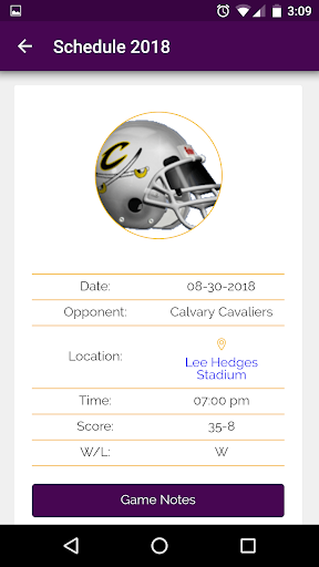 CE Byrd HS Football Screen 3