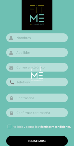 Android application Fit Me screenshort
