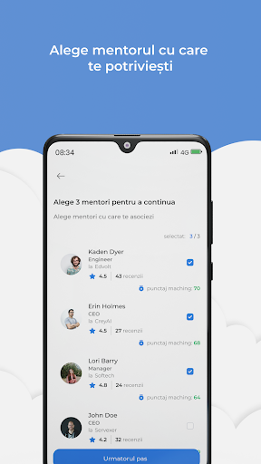 Android application Antreprenoria screenshort