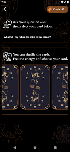 Tarot.AI - Tarot Reading Screen 3
