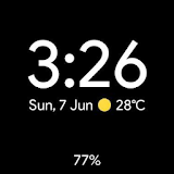 Pixel Watch face - Minimal pixel style watch face icon