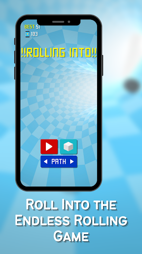 Rolling Into  Endless Tunnel