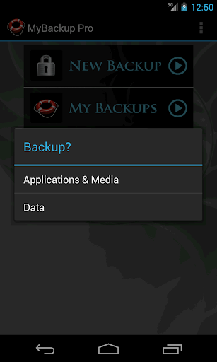 My Backup Screen 2