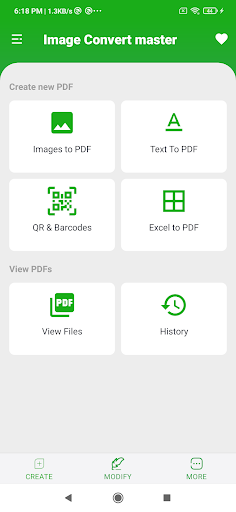 Android application Image Convert master screenshort
