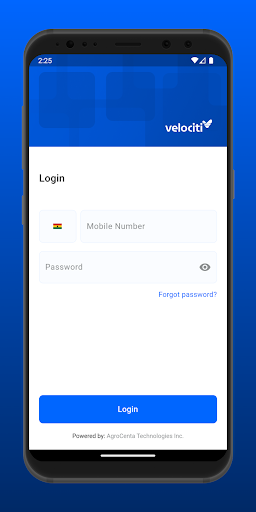 Android application Velociti screenshort