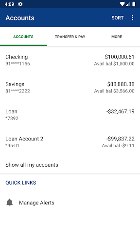 Spirit of Alaska FCU Screen 3