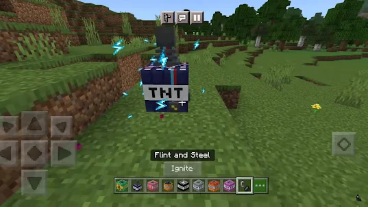 TNT mod for Minecraft