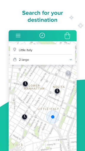 Android application StoreMe Luggage Storage screenshort