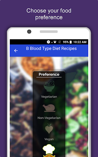 Screenshot of B Blood Type Recipes Diet Plan