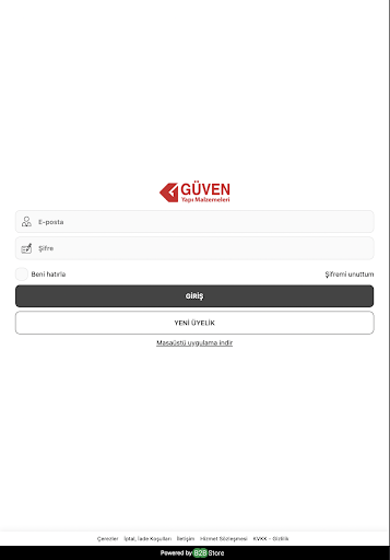 Güven Yapı Hırdavat B2B Screen 3