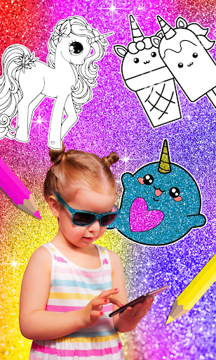 Unicorn Coloring Book Pages Gl