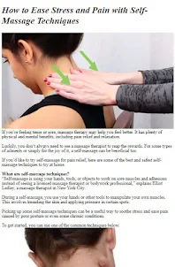 How to Do a Neck Massage