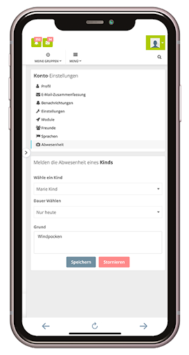 Android application KiDi – Kitawerk Dithmarschen screenshort