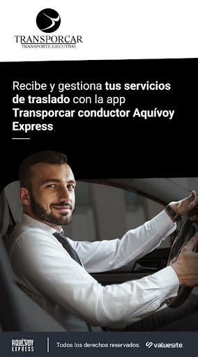 Android application Transporcar Conductor Aquívoy screenshort