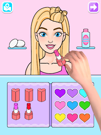 Android application Doll Makeup Games for Girls screenshort