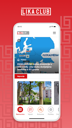 Android application Lika App screenshort