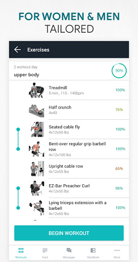 Fitness Online - weight loss workout app with diet screen 2