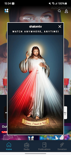 Android application Shalom TV screenshort