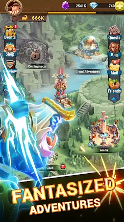 Game screenshot Tribalpunk: Idle Hero & Arena mod apk